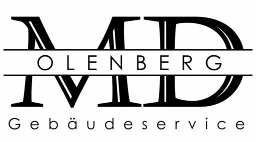 Logo MD Olenberg Gebäudeservice weiß